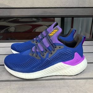 New ADIDAS Size 10 Alphaboost Shock Purple Shoes